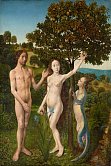 Hugo van der Goes, Sndenfall (Triptychon, Kunsthistorisches Museum Wien, KHM-Museumsverband)
