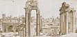 Maarten van Heemskerck, Blick auf das Forum Romanum (Staatliche Museen zu Berlin, Kupferstichkabinett/Volker-H. Schneider)