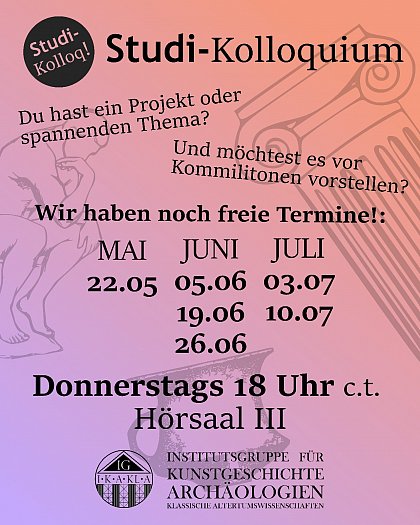 Studi-Kolloquium Sommersemester 2025