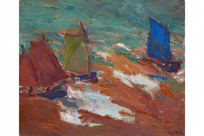 Emil Nolde, Segler im Gelben Meer, 1914, �l auf Leinwand 
Albertinum | SKD
